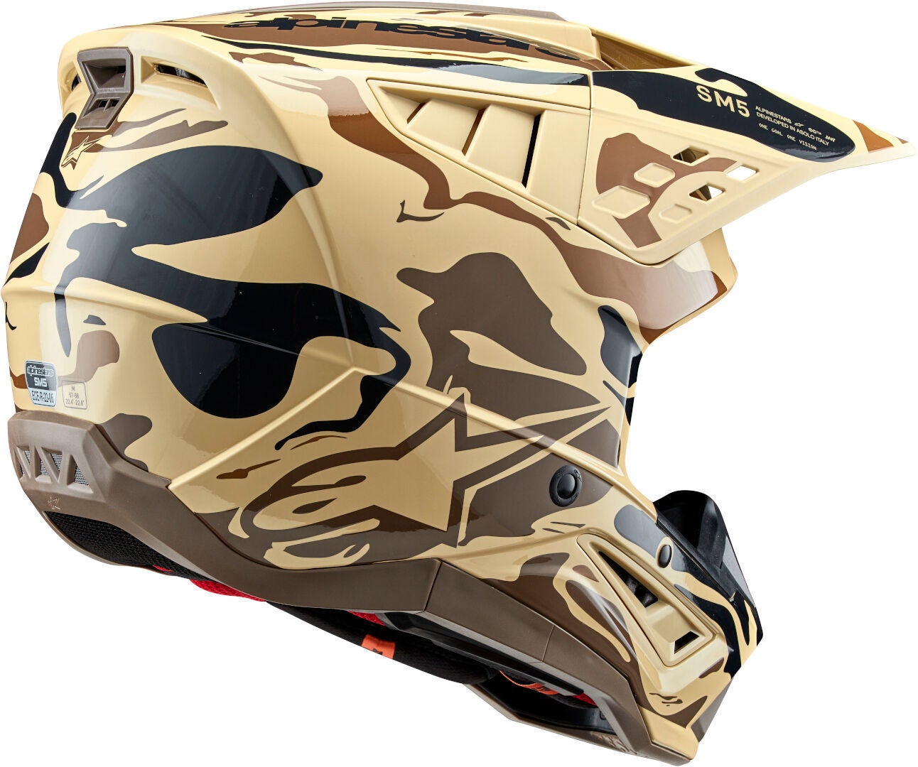 Alpinestars S-M5 Mineral 2024 Motocross Helmet brown XXL (63/64) Figure 6