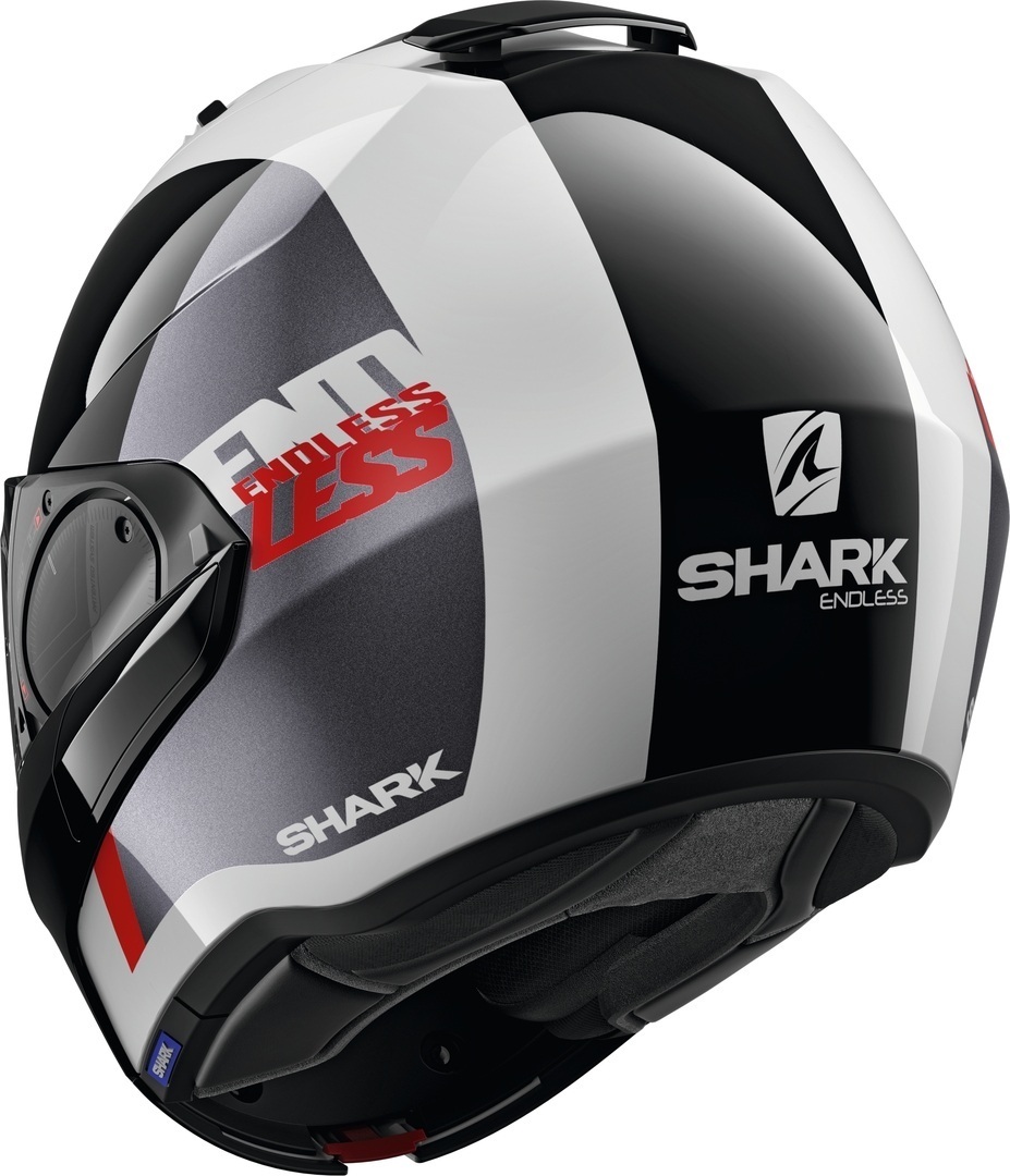Shark Evo-ES Endless Přilba černobílá M (57/58) Obrázek 2
