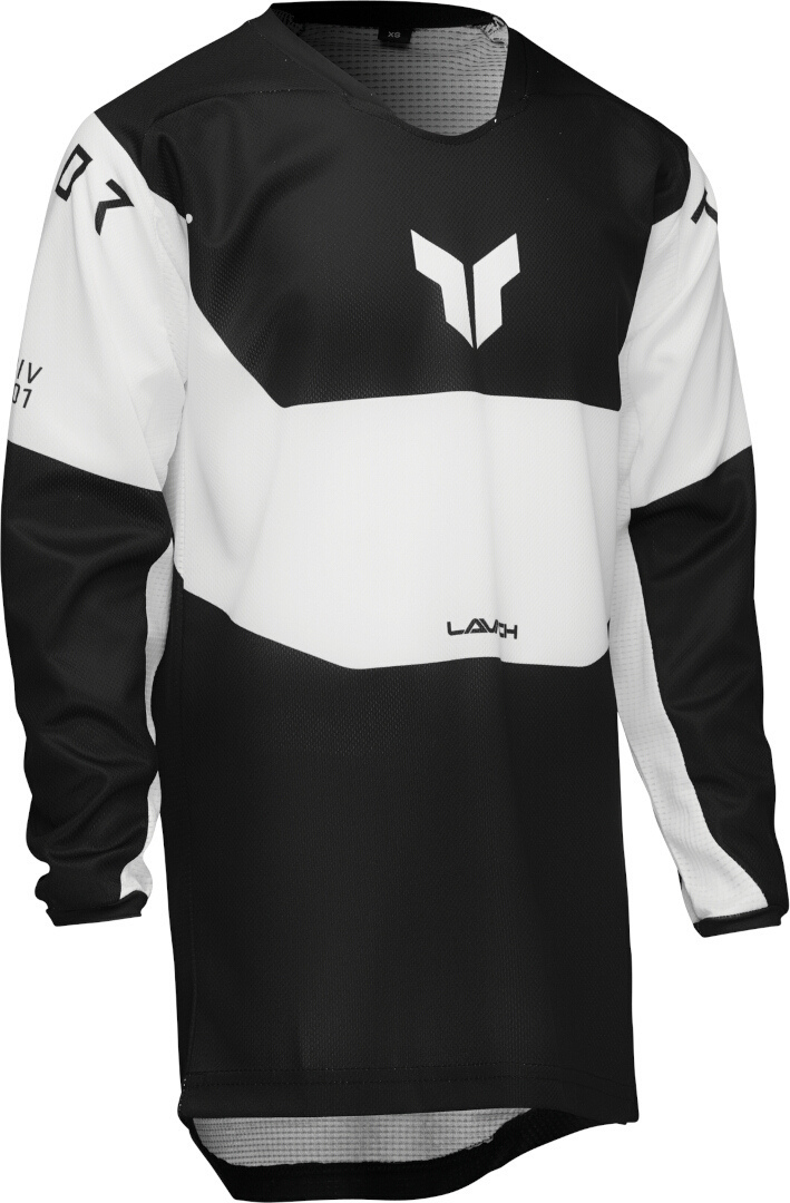 Thor Launchmode Storm Motocross trøje til børn Sort/hvid S Figur 2