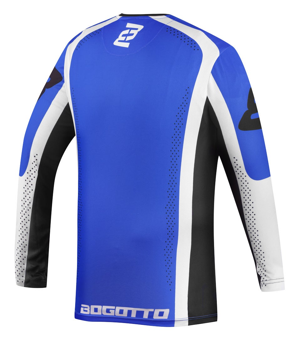 Bogotto Ares-MTN Motokrosový dres černá/modrá/bílá S Obrázek 2