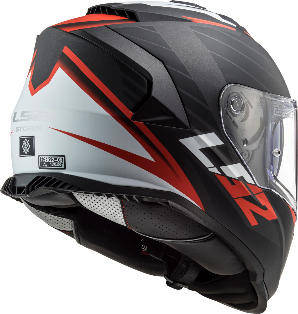 LS2 FF800 Storm Nerve Kask matowy/czerwony L (59/60) Rysunek 4