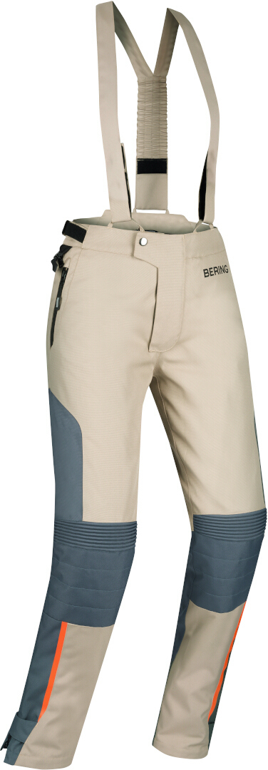 Bering Siberia pantaloni textile impermeabili pentru motociclete bej 36 Figura 1