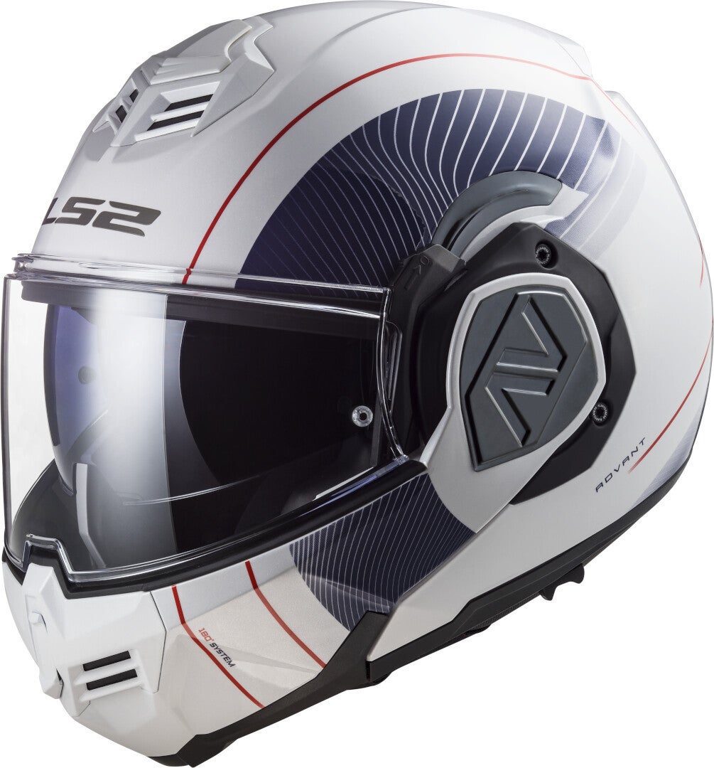 LS2 FF906 Advant Cooper Klapphelm weiß/blau XXXL (65/66) Abbildung 1