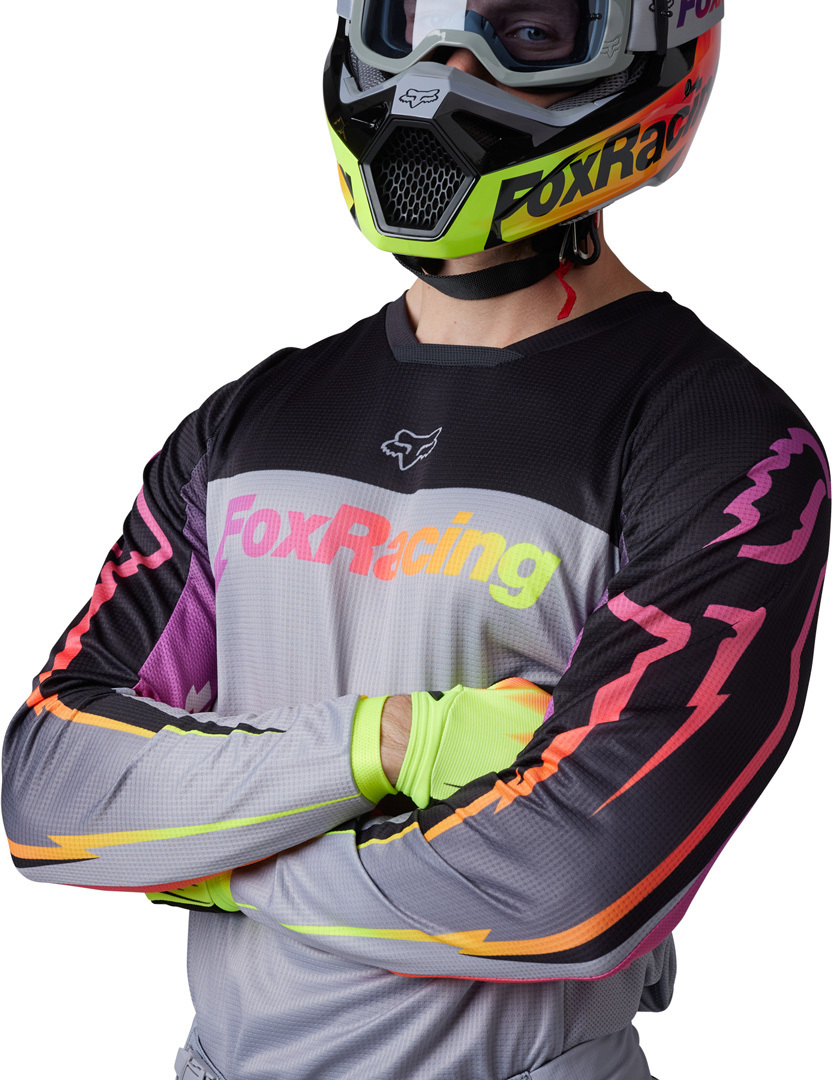 FOX 180 Statk Motocross trøje grå XL Figur 4