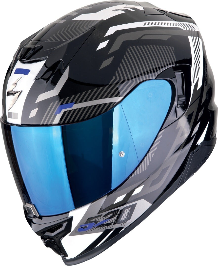 Scorpion EXO-520 Evo Air Ranka Přilba černá/modrá/bílá M (57/58) Obrázek 1