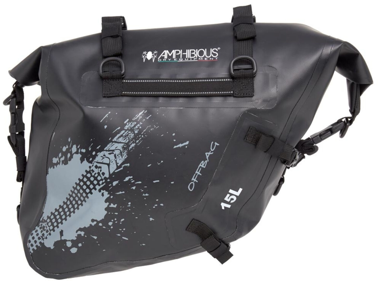 Amphibious Offbag Geantă impermeabilă pentru șa negru Figura 1