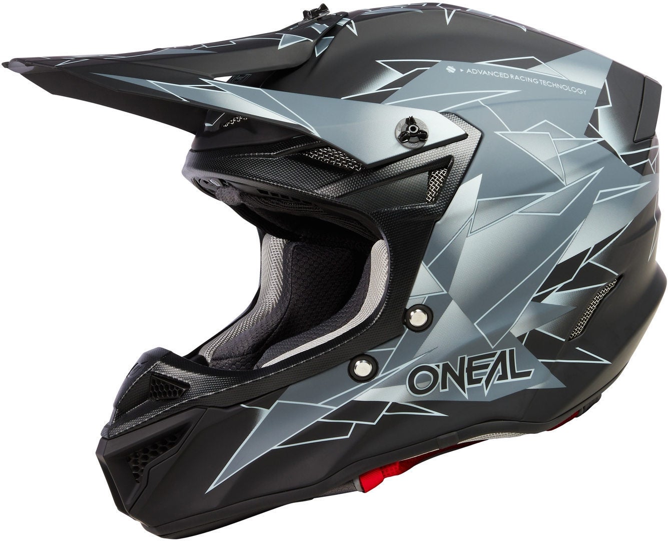 Oneal 5Series Polyacrylite Surge Motocross hjelm sort/grå XXL (63/64) Figur 1