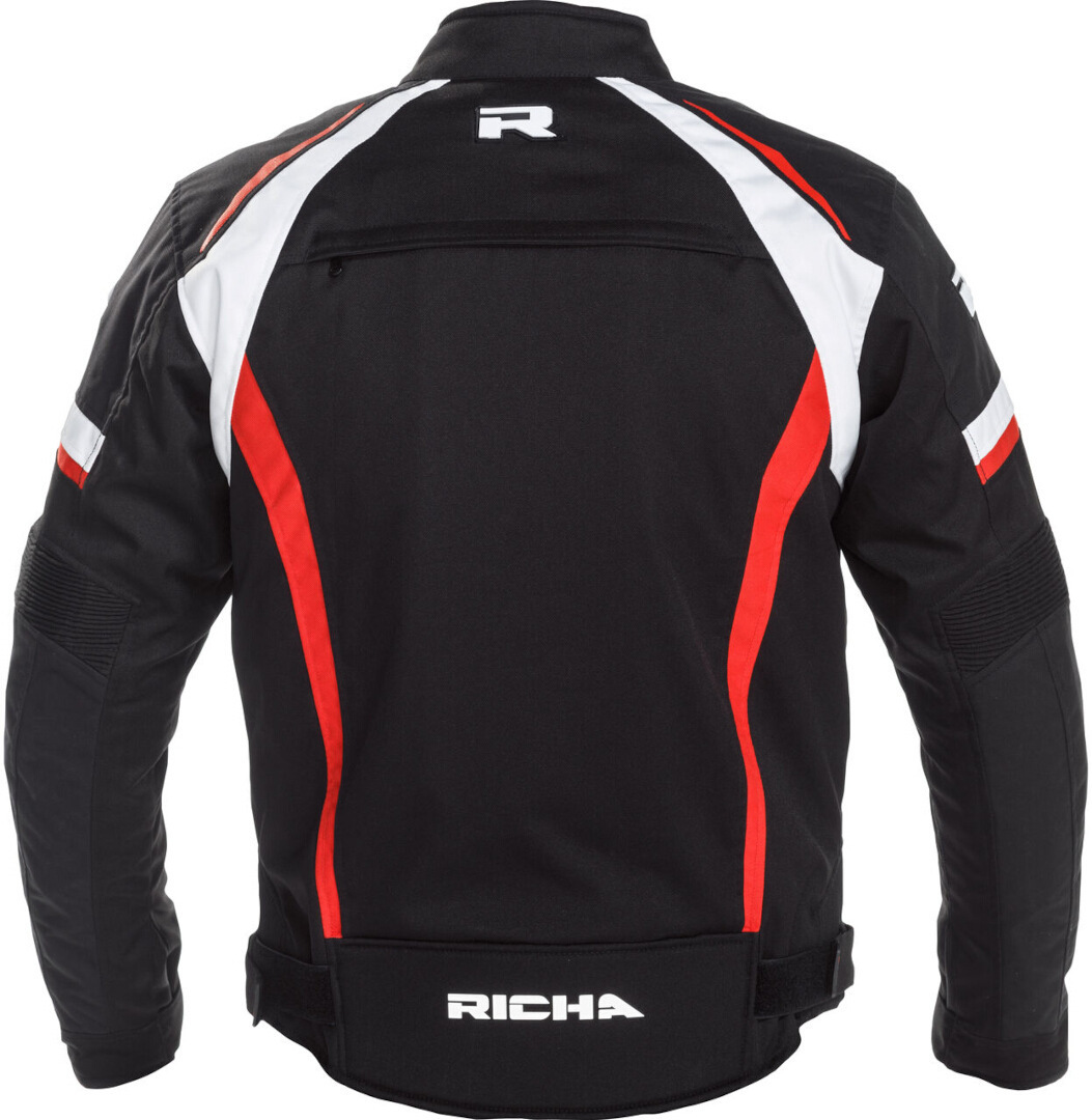 Richa Falcon 2 waterproof Motorcycle Textile Jacket black/red/white L Figure 2