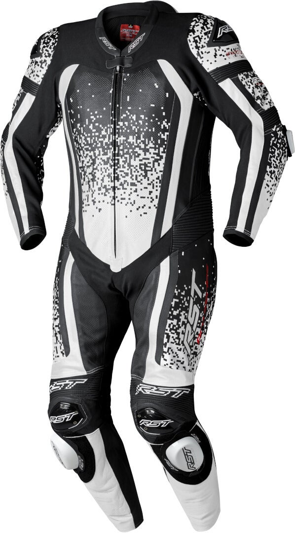 RST Pro Series Evo Airbag Eendelig leren motorpak zwart/wit M Figuur 1