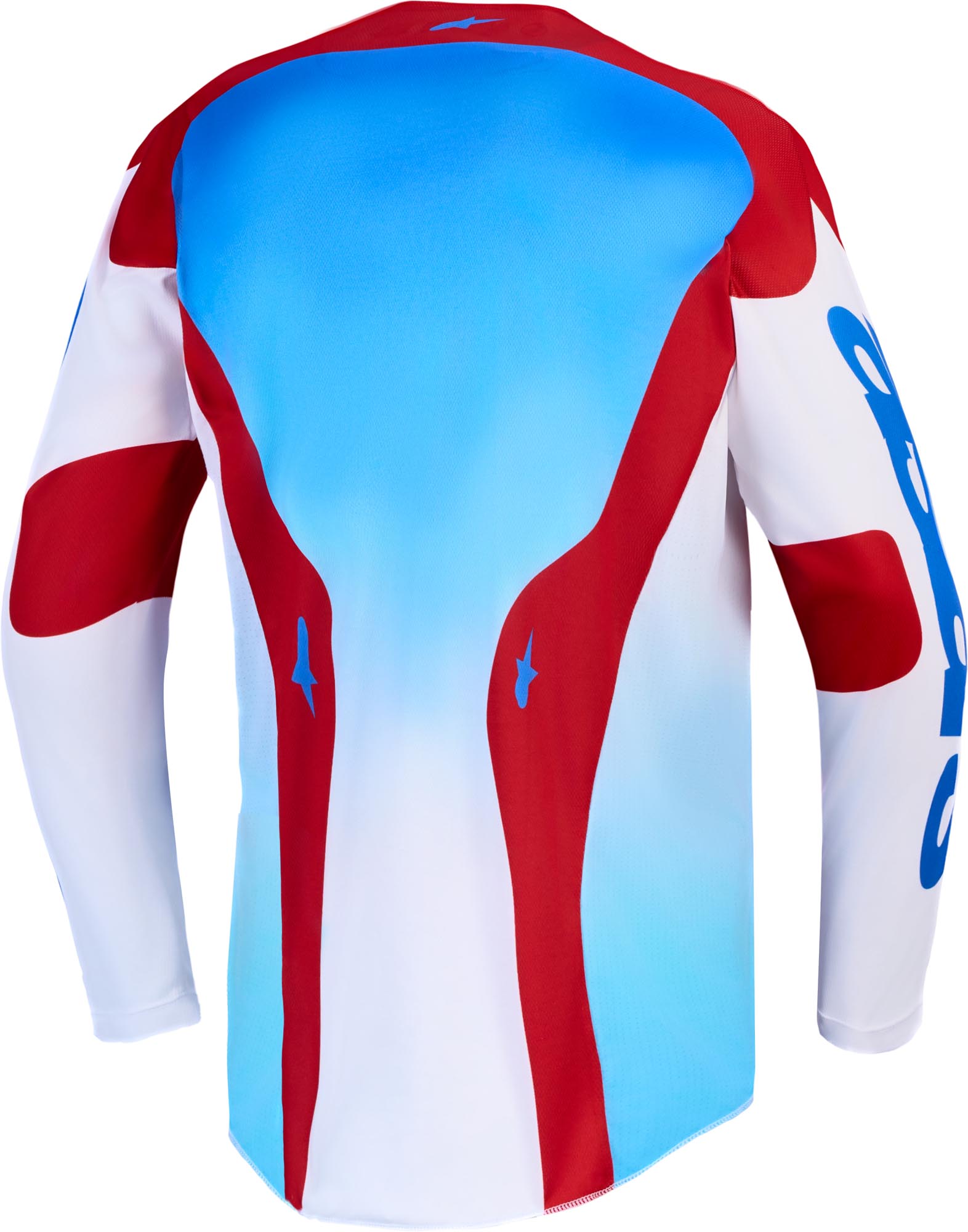 Alpinestars Racer Hunt Motokrosa krekls balts/sarkans/zils M 2. attēls