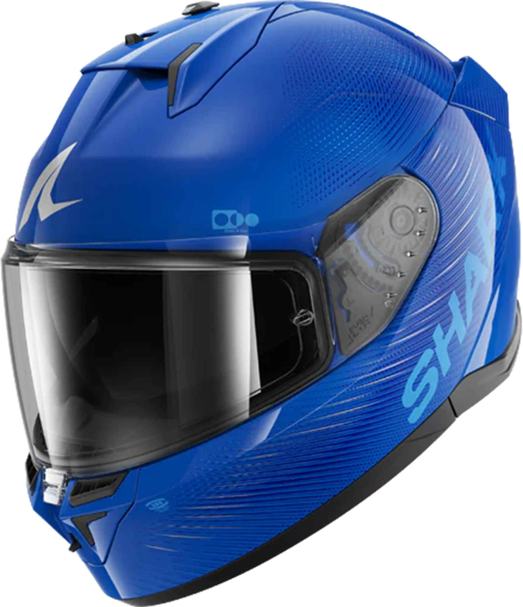 Shark D-Skwal 3 SP Lyne Casque bleu/argent M (57/58) Figure 1