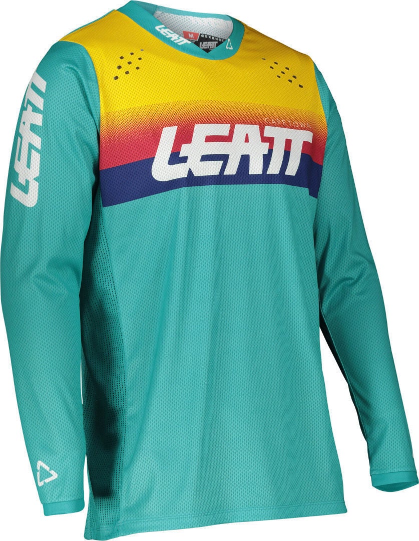 Leatt Moto 4.5 Lite Color Motocross Jersey Akvamarin XXL Figur 2