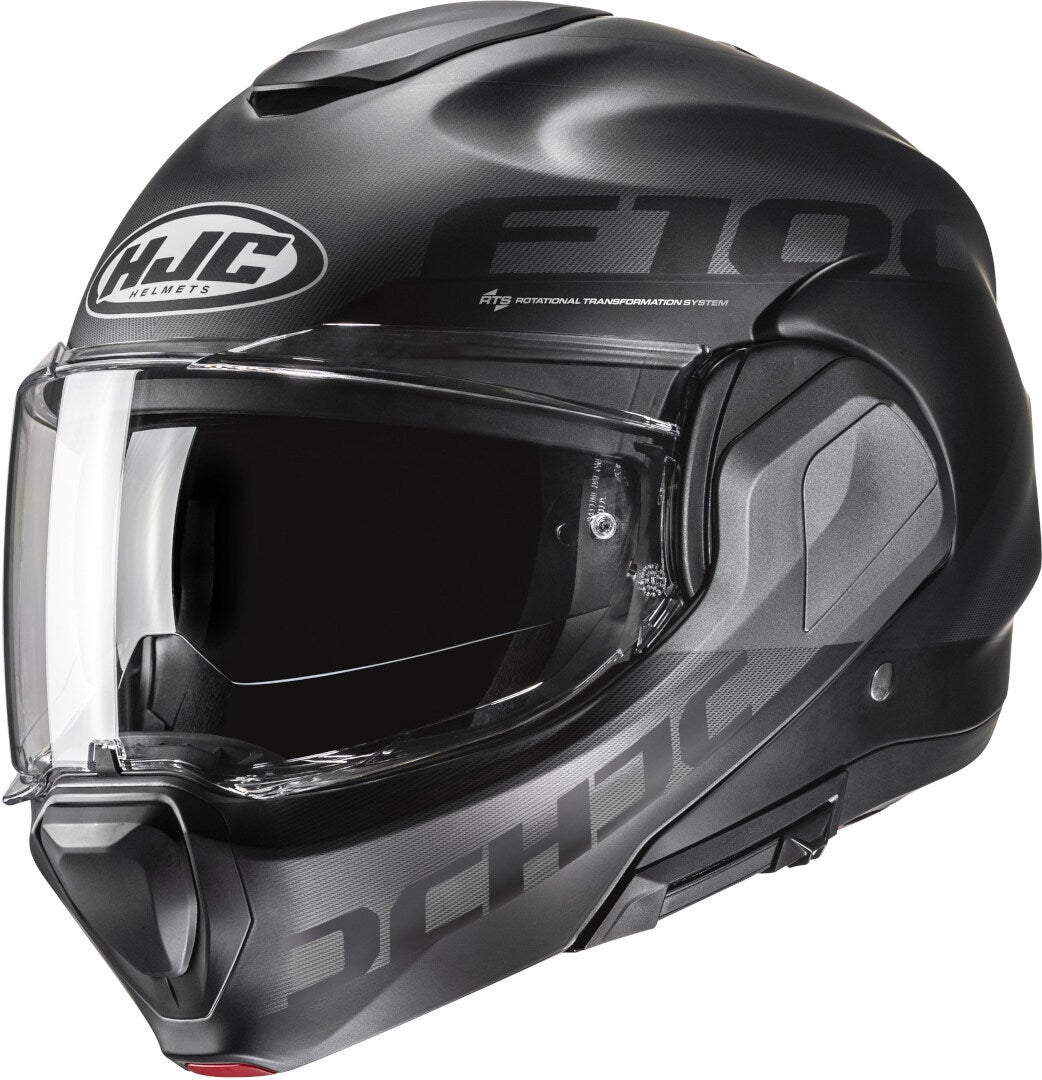 HJC F100 Hetal Casque noir/gris XL (60/61) Figure 1