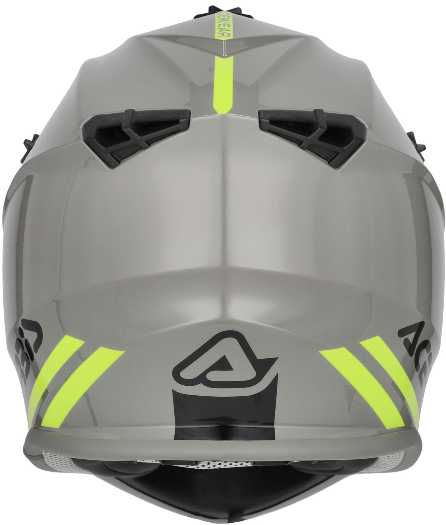 Acerbis Linear Solid Motocross Helm hellgrau/neon XL (61/62) Abbildung 7
