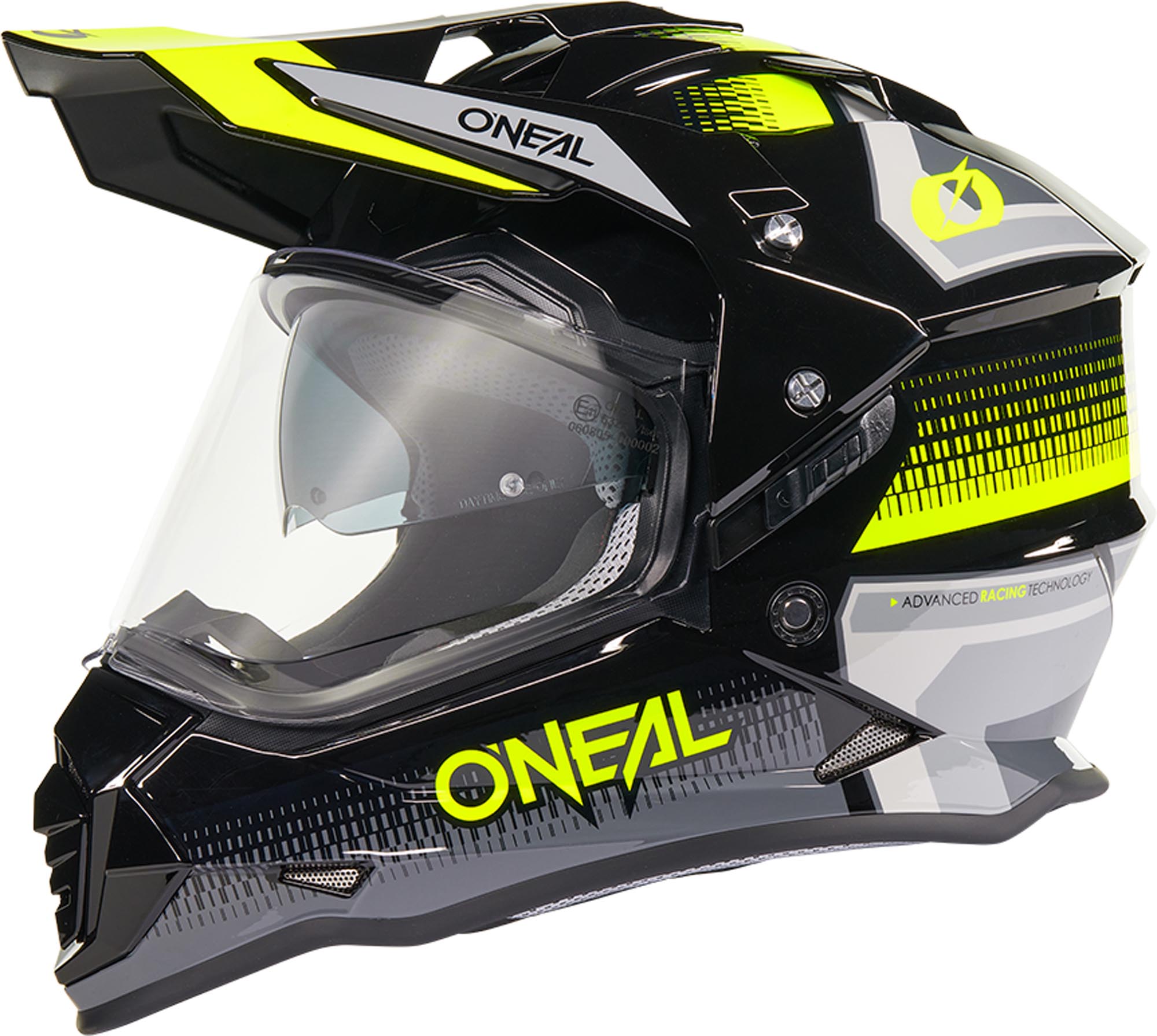 Oneal Sierra Strato Enduro-hjelm sort/grå/neon-gul L (59/60) Figur 1