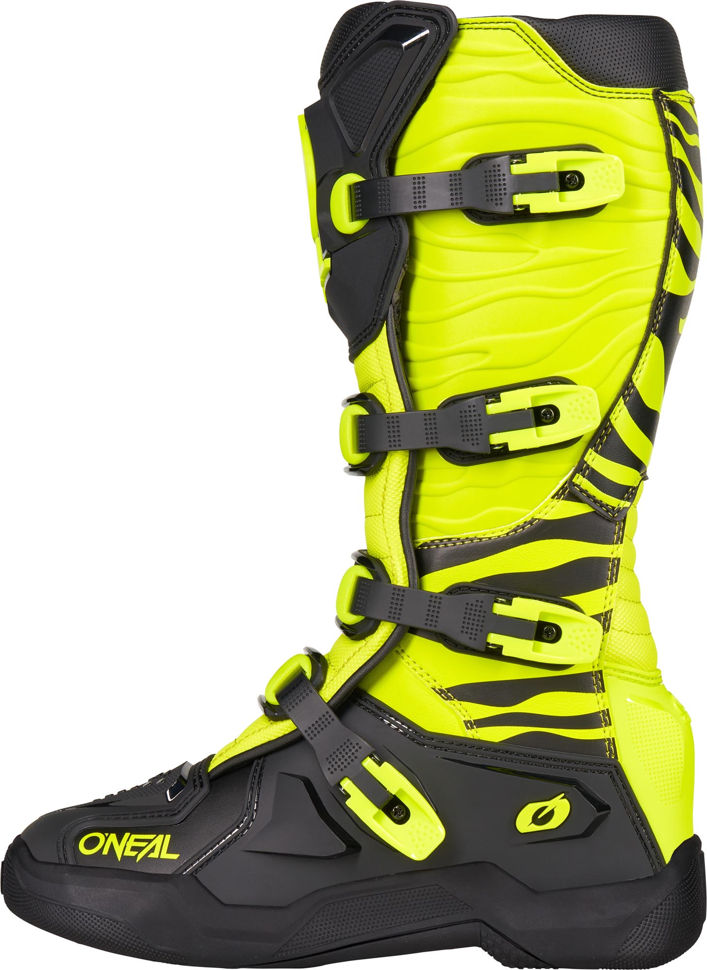 Oneal 3SRS Zebra Motocross Boots black/yellow 44 Figure 1