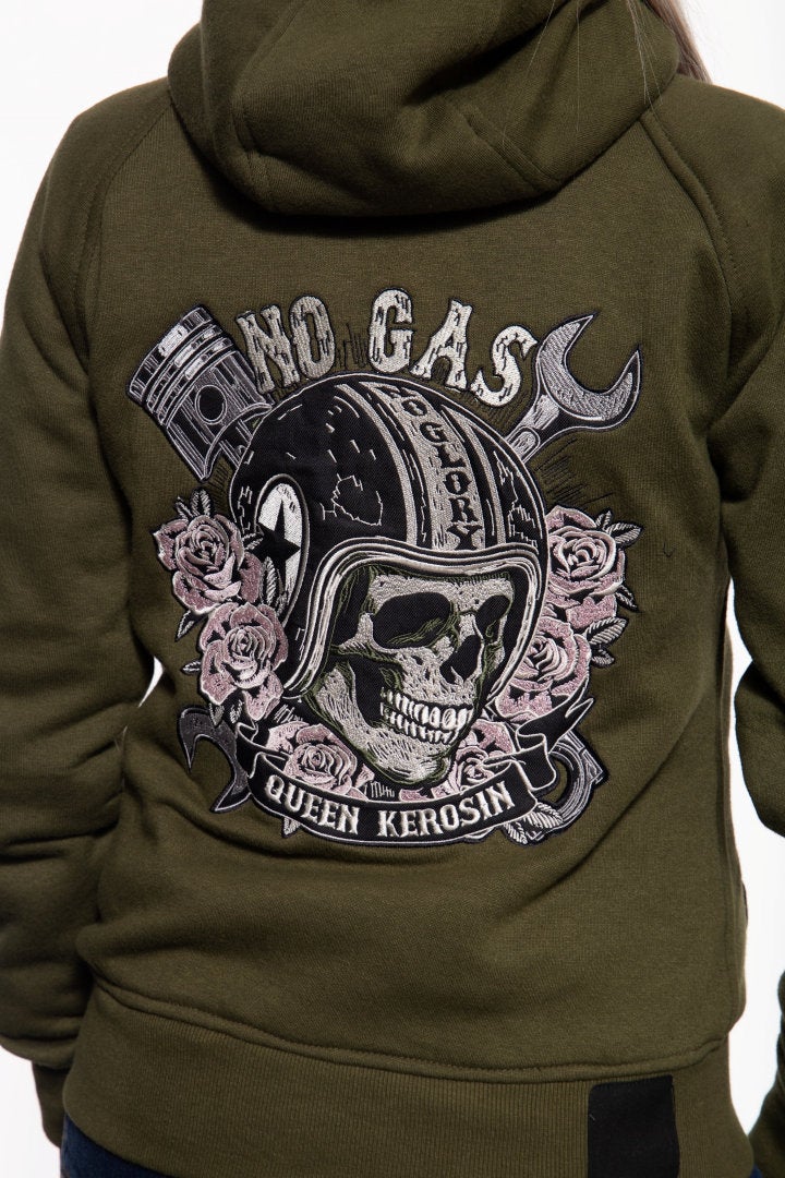 Queen Kerosin No Gas No Glory Adventure Ladies Jacket M Figure 5