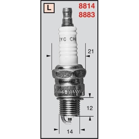 CHAMPION Zündkerze RL78C Figura 1