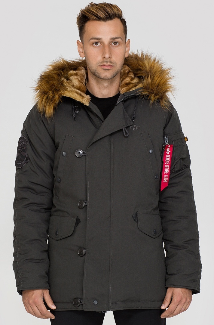 Alpha Industries Explorer Bunda tmavě šedá L Obrázek 5