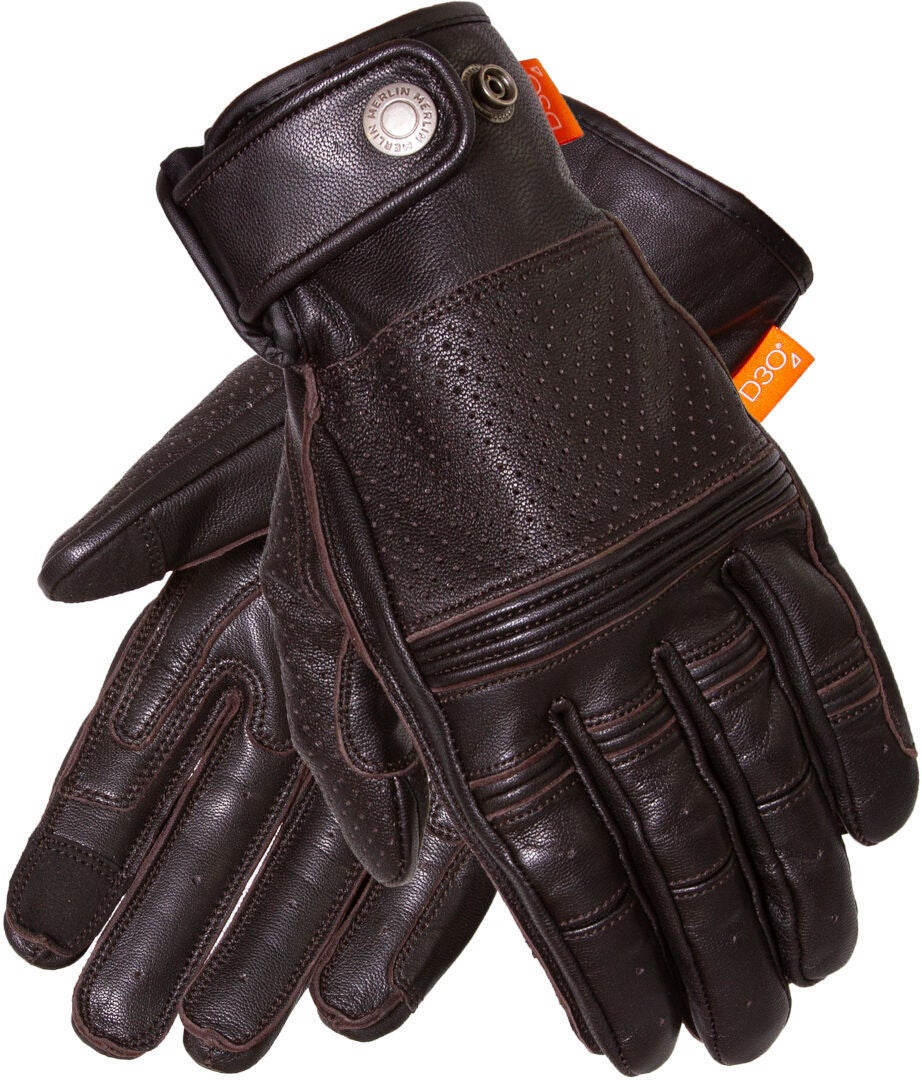 Merlin Leigh D3O Heritage Motorradhandschuhe braun M Abbildung 1