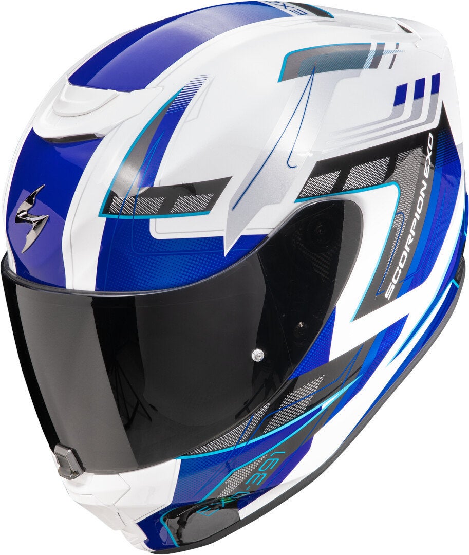 Scorpion EXO-391 Captor Casco bianco/blu M (57/58) Figura 1