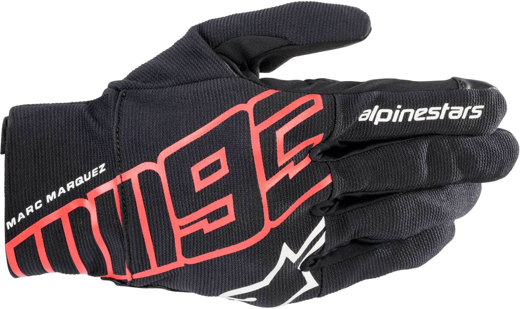 Alpinestars Aragon Motorcykelhandsker sort/rød 3XL Figur 1