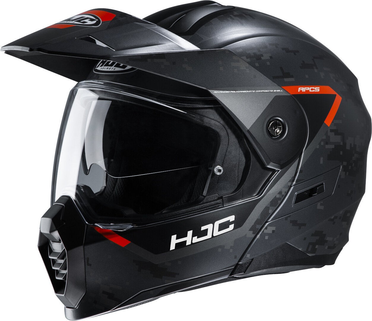 HJC C80 Bult Klapphelm schwarz/rot M (57/58) Abbildung 1