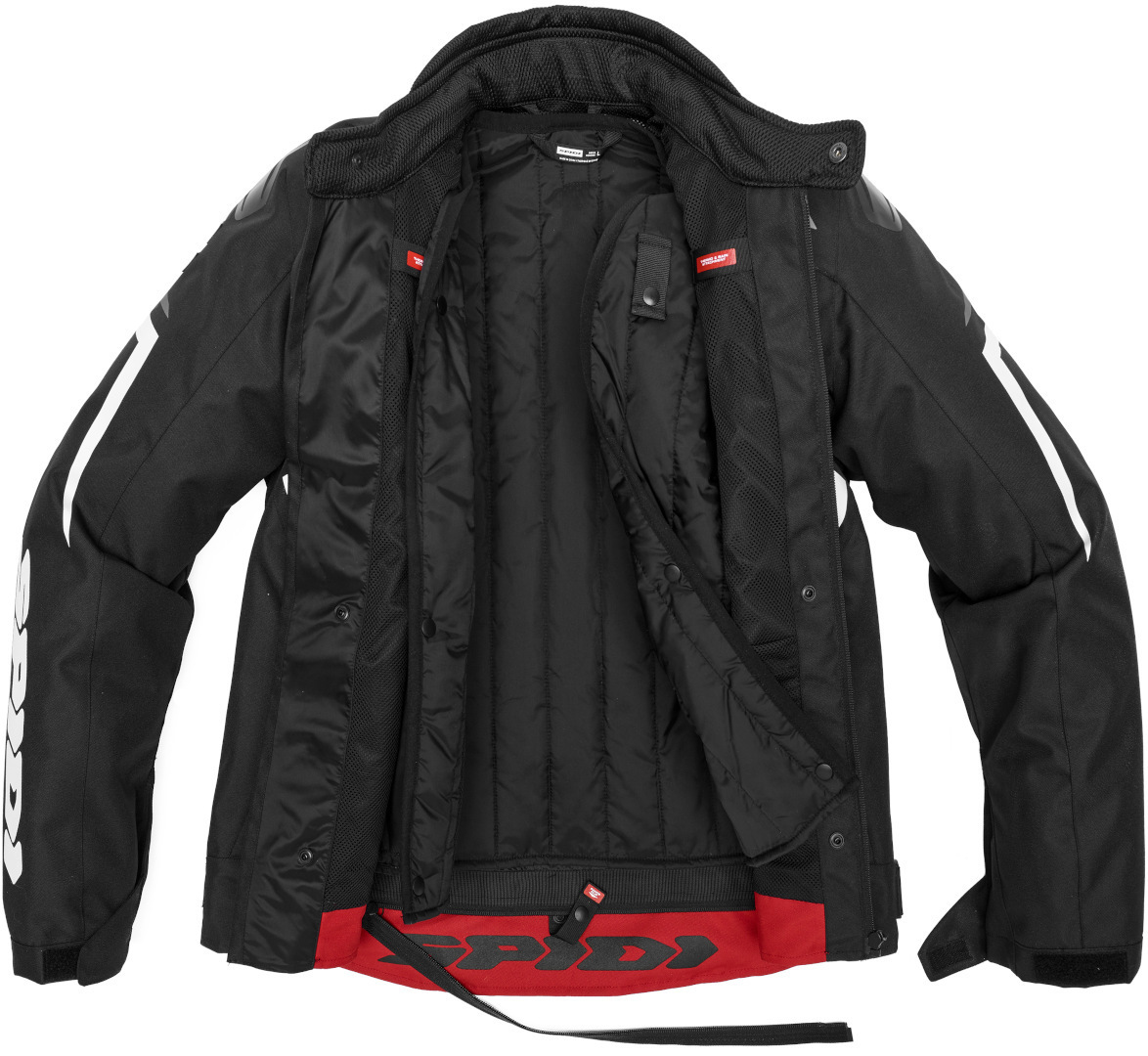 Spidi Sportmaster H2Out Motorcycle Textile Jacket black/white 3XL Figure 3