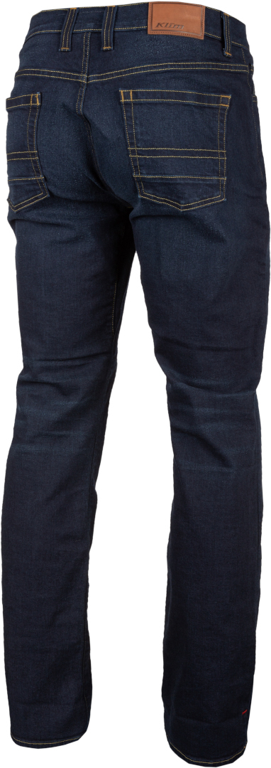 Klim K Forty 2 Straight Stretch Denim Motorcycle Jeans dark blue Short 33 Figure 6