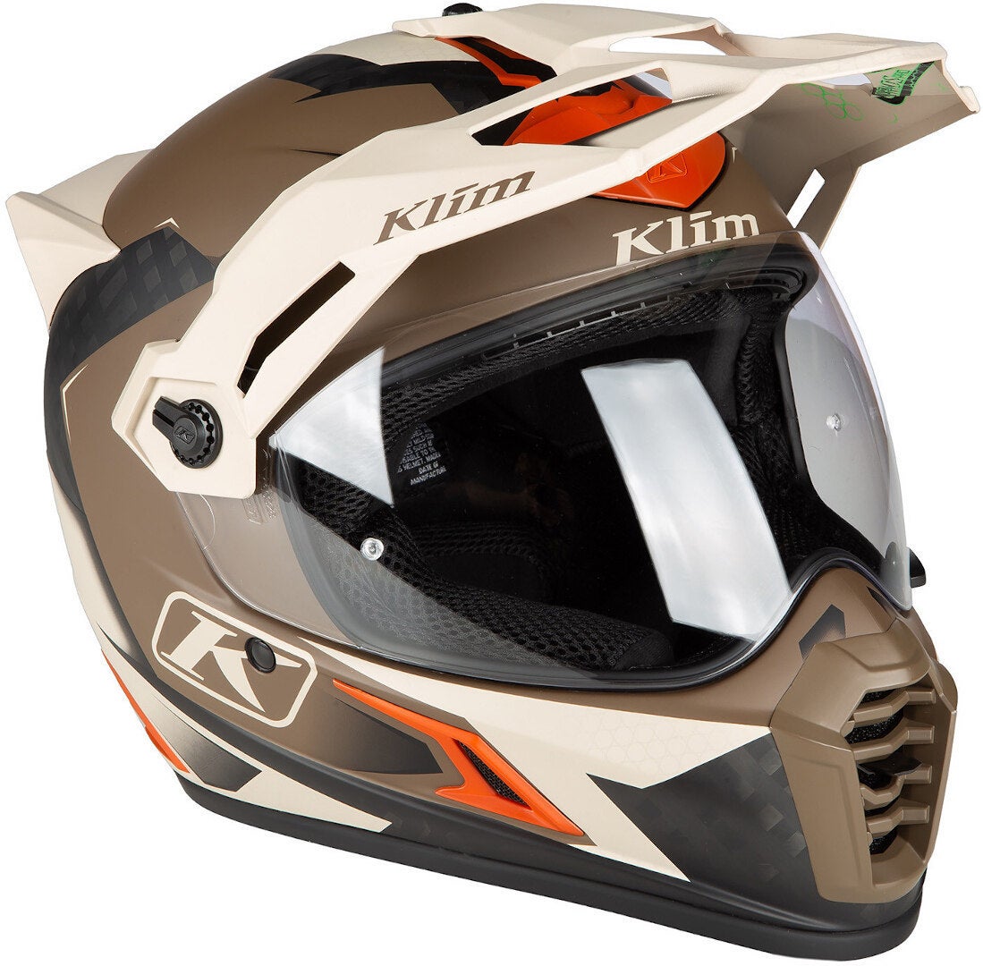 Klim Krios Pro Charger Casco da motocross Marrone opaco L (59/60) Figura 3