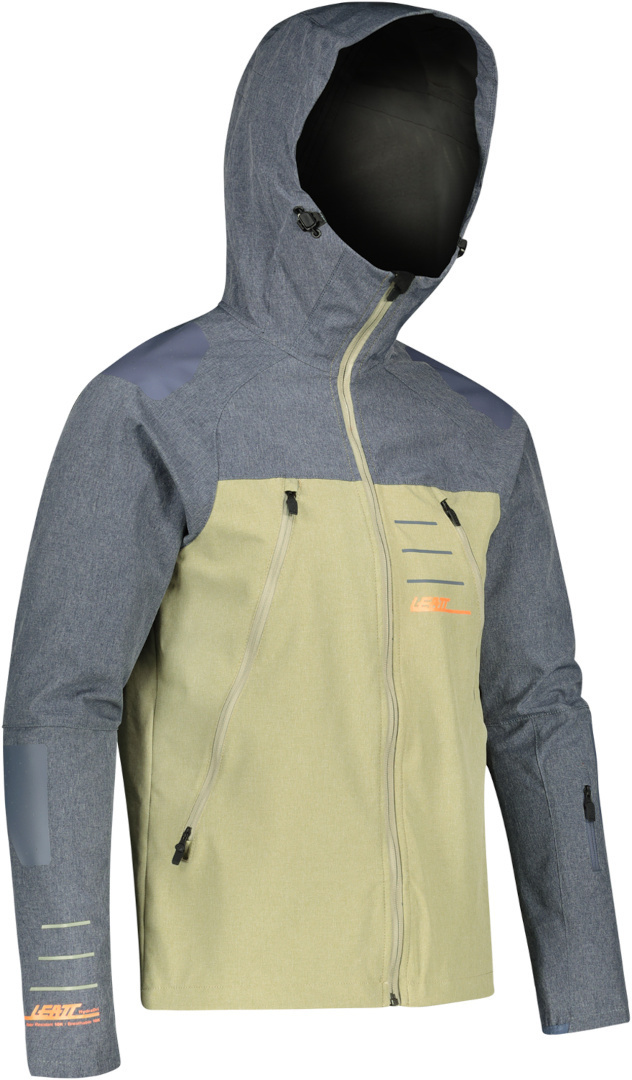 Leatt MTB All Mountain 4.0 Bicycle Jacket grey/olive L Figure 1