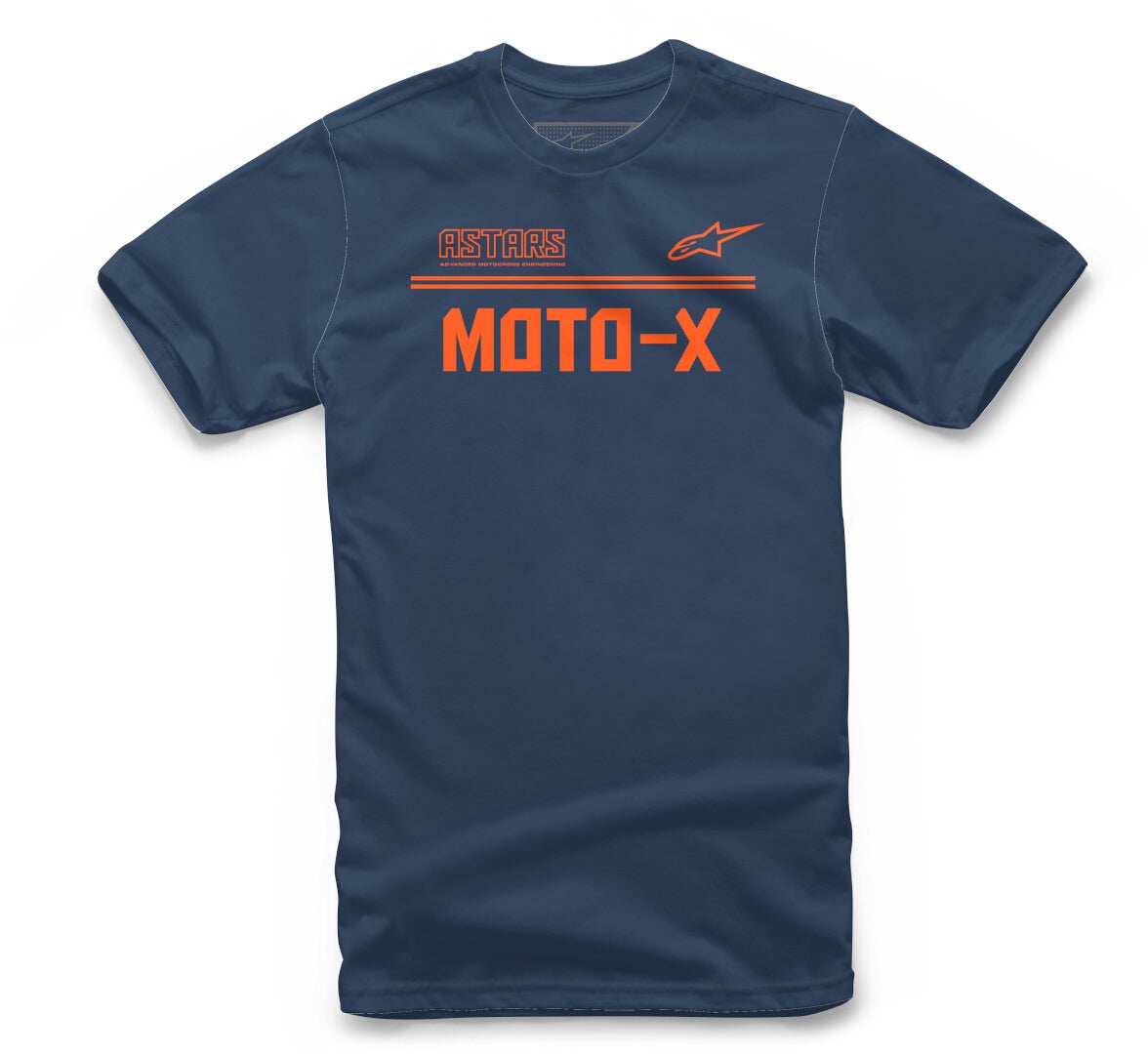 Alpinestars Astars Moto-X Triko modrá/oranžová M Obrázek 1