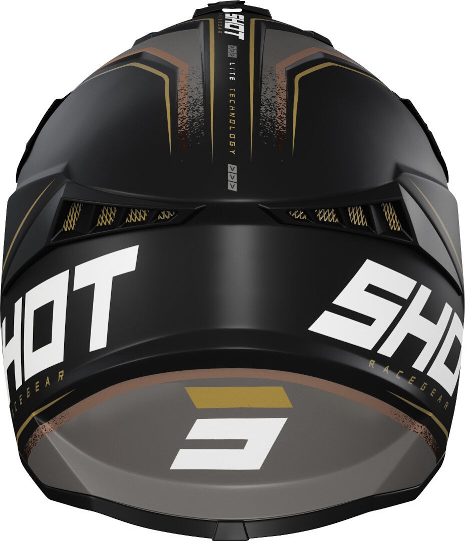 Side view of Shot Lite Prism Motocross Helmet