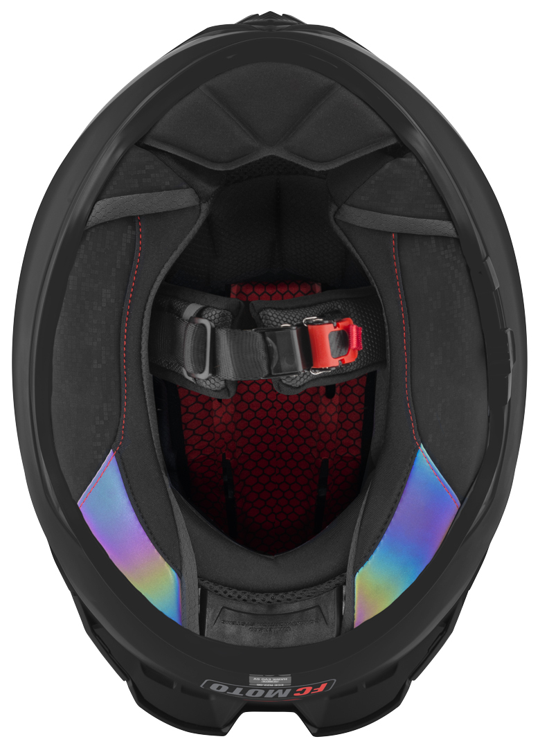 FC-Moto Hawk EVO Solid Casco nero opaco 2XL Figura 7