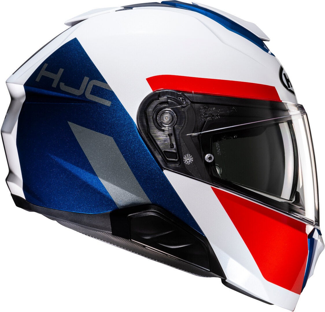 HJC i91 Bina Capacete branco/azul/vermelho L (58/59) Figura 2