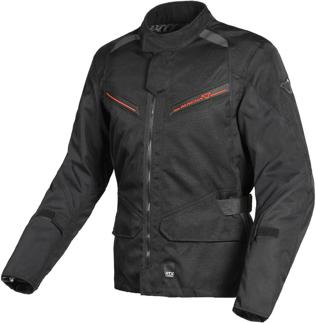 Macna Murano waterproof Motorcycle Textile Jacket black/red 3XL Figure 1