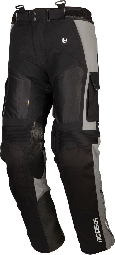 Modeka AFT Air Motorrad Textilhose grau/schwarz Lang 3XL Abbildung 1