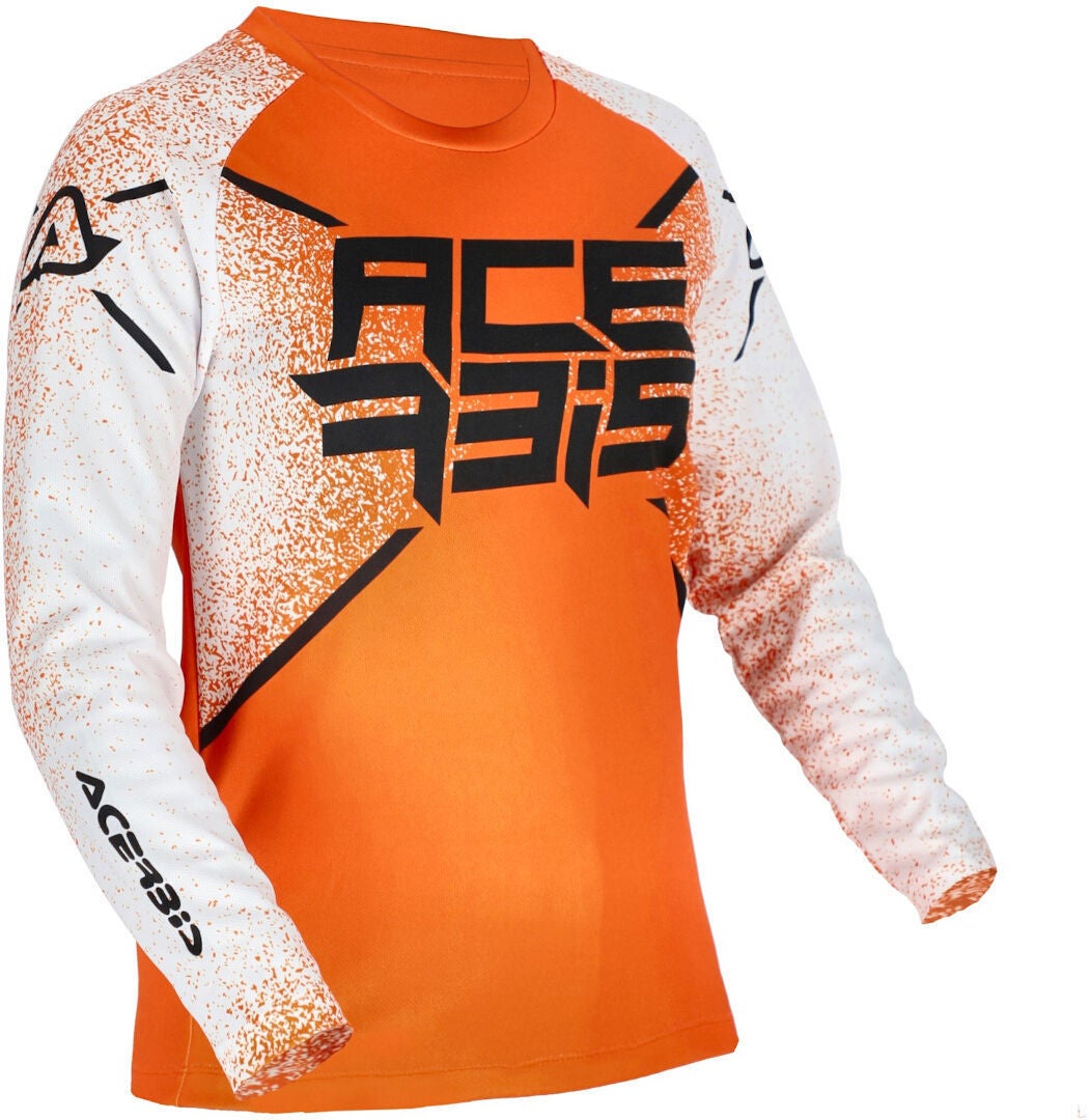 Acerbis MX J-Kid 5 Motocross trøje til børn orange/hvid S Figur 1