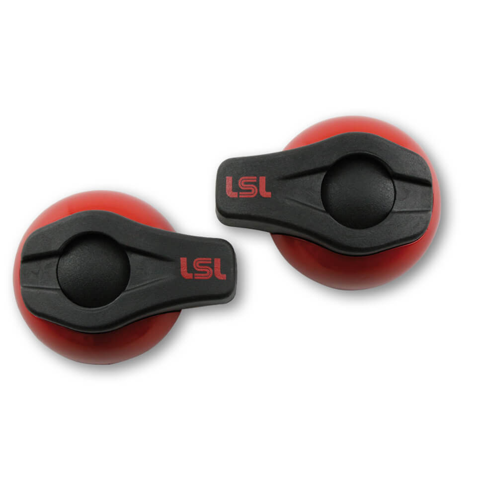 LSL CRASH PAD® Classic Köpfe Signal röd Alu Figur 2