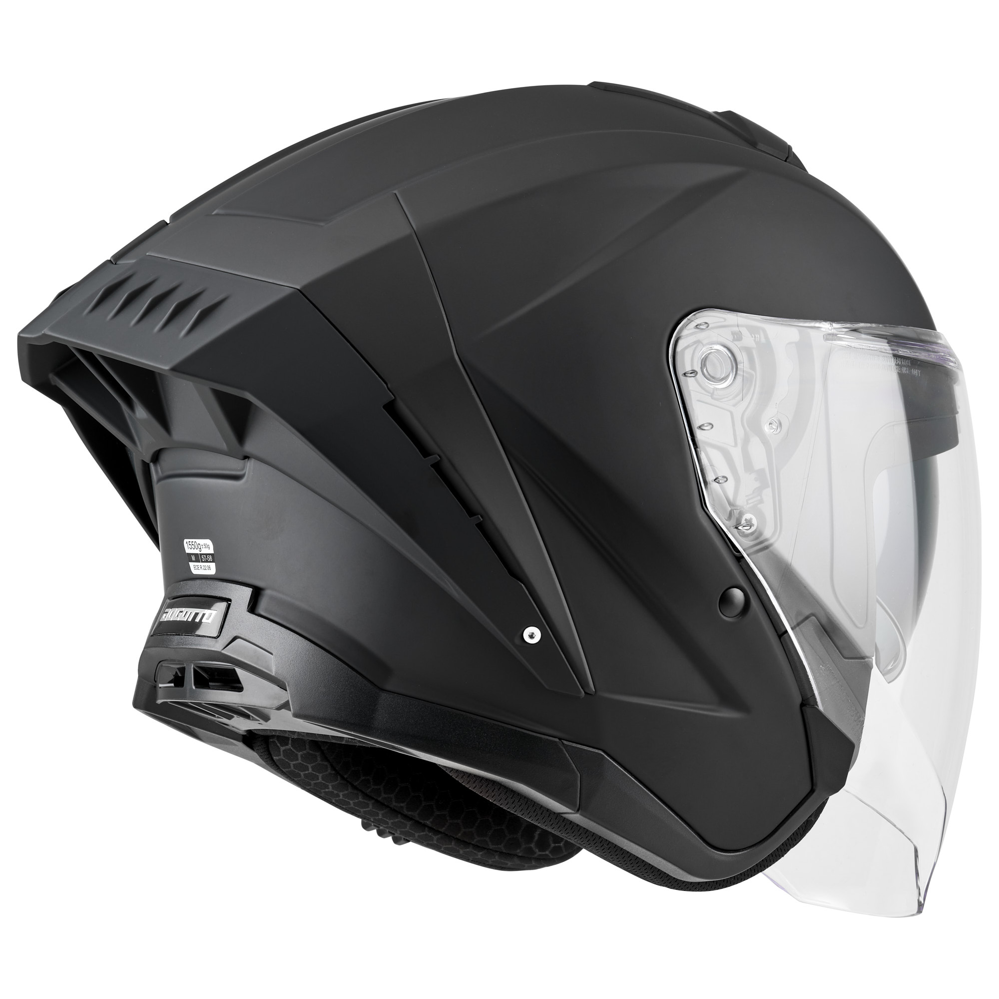 Bogotto H599 Casco a reacción Black Matt M (57/58) Figura 3