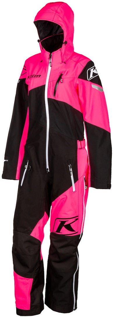 Klim Ripsa Dames One Piece Sneeuwpak zwart/wit/roze Short L Figuur 1