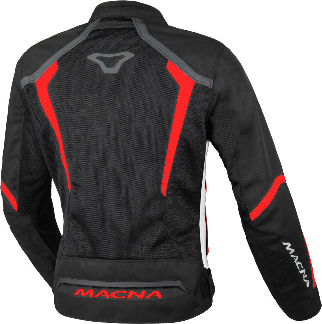 Macna Grisca Ladies Motorcycle Textile Jacket black/red/white S Figure 2