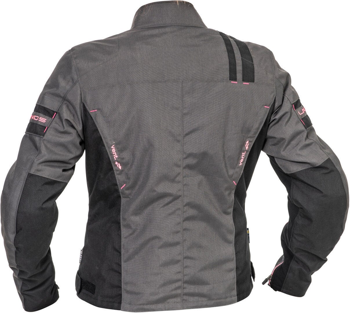 Lindstrands Liden veste textile de moto pour dames imperméable à l’eau gris/rose 36 Figure 2