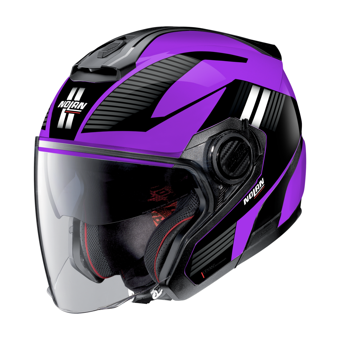 Nolan N40-5 06 Crosswalk N-Com Cască cu reacție Negru/Violet S (56) Figura 1