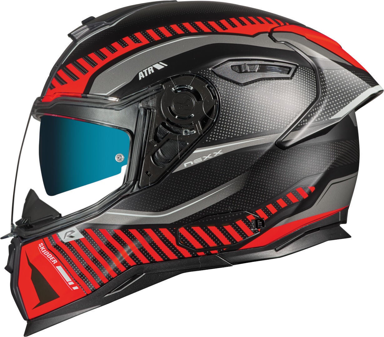 Nexx SX.100R Skidder Casco nero/rosso L (59/60) Figura 1