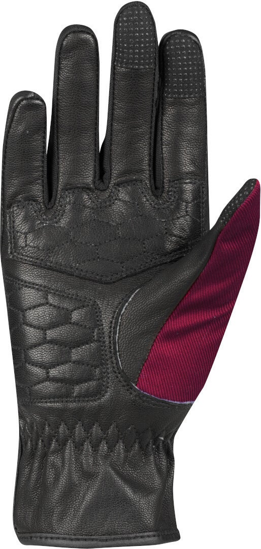 Segura Tampico Dame motorcykel handsker sort/mørkerød 6 (M) Figur 3