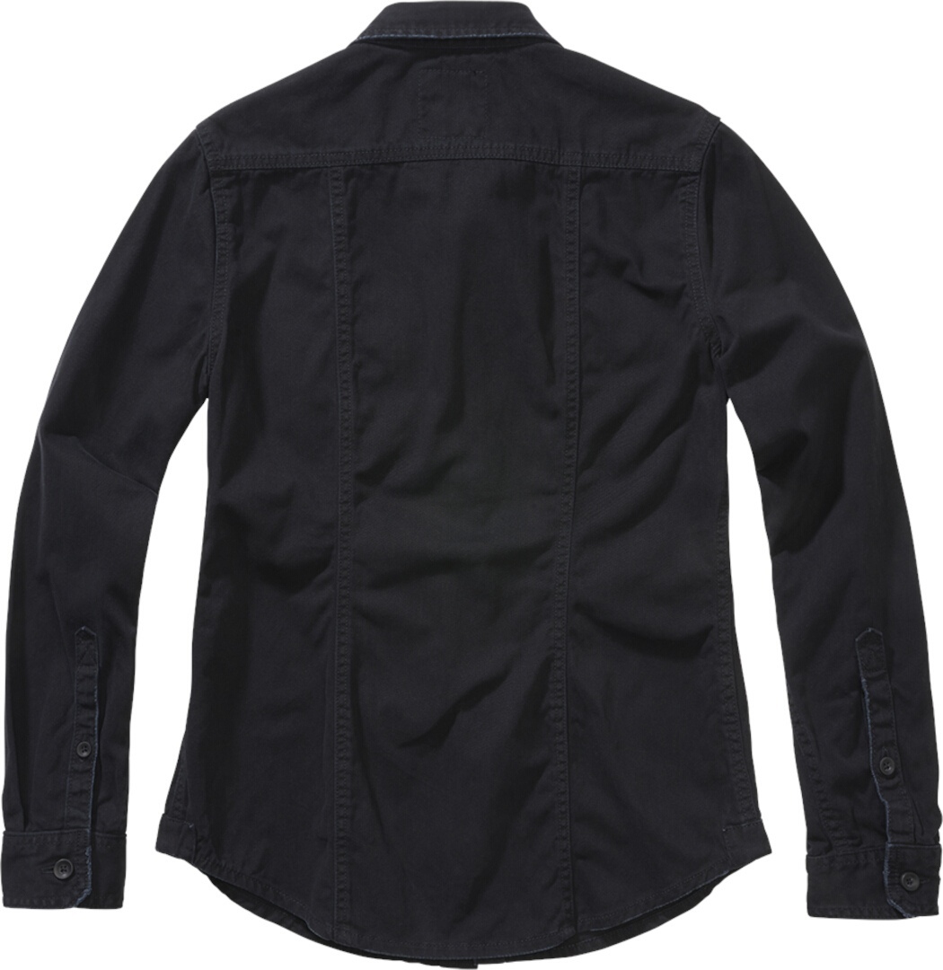 Brandit Vintage Long Sleeve Cămașă pentru doamne negru 4XL Figura 4