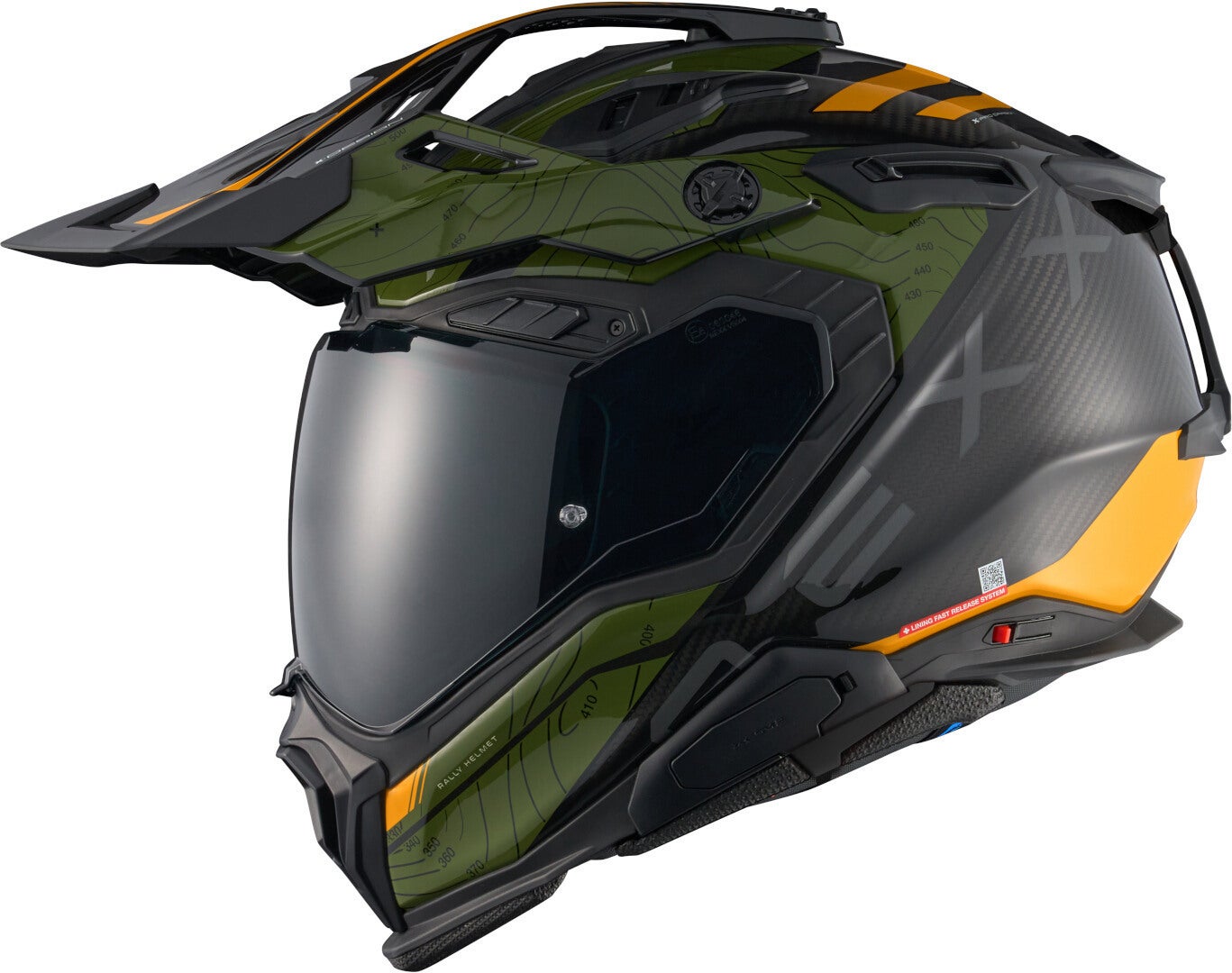 Nexx X.WED 3 Furka Carbon Casco da motocross verde/giallo XXXL (65/66) Figura 3