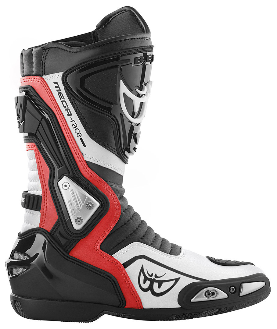 Berik Donington Motorcycle Boots black/white/red 44 Figure 2