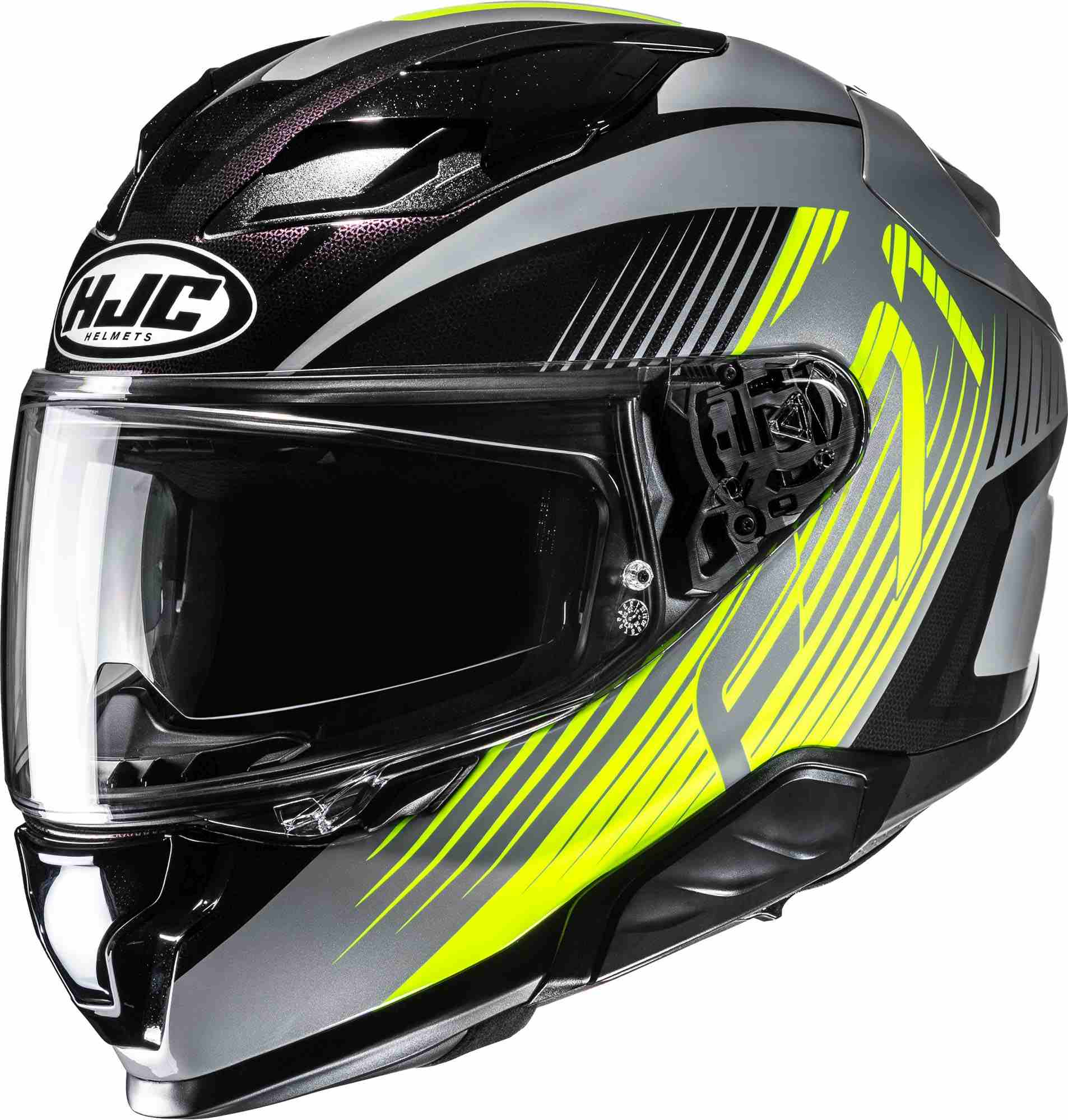 HJC F71 Catos Helmet black/grey/yellow M (57/58) Figure 1